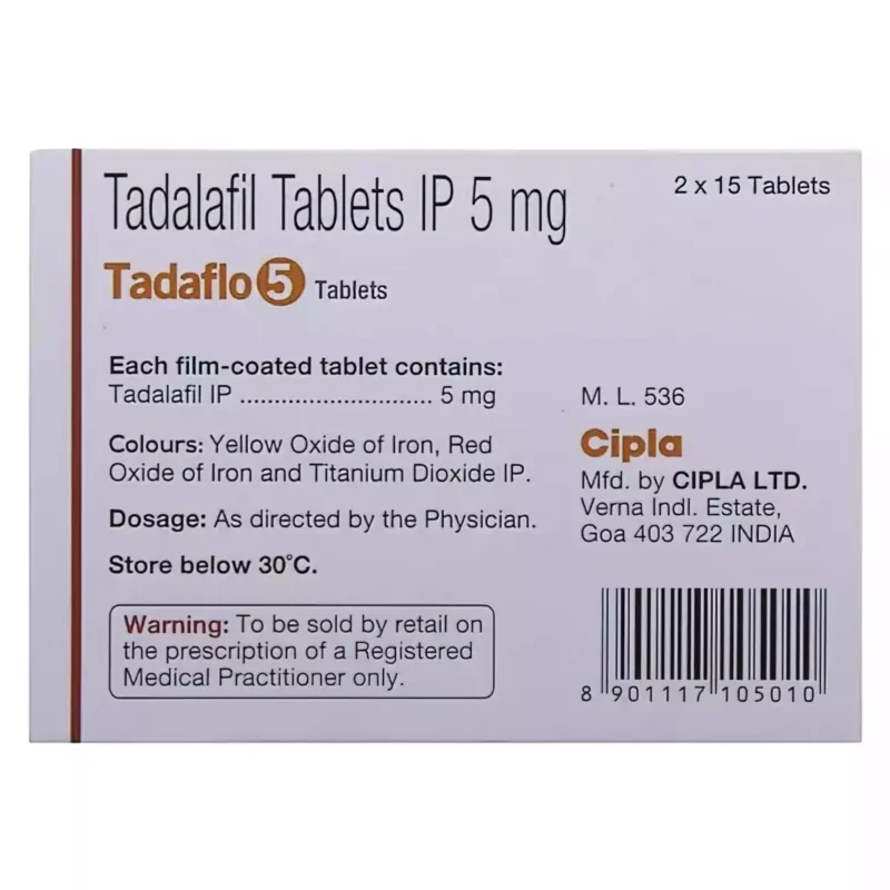 Tadaflo 5MG Tablet (15's) - Image 3