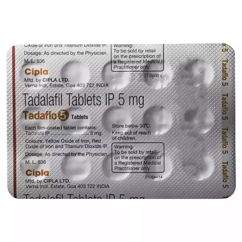 Tadaflo 5MG Tablet (15's) - Image 5