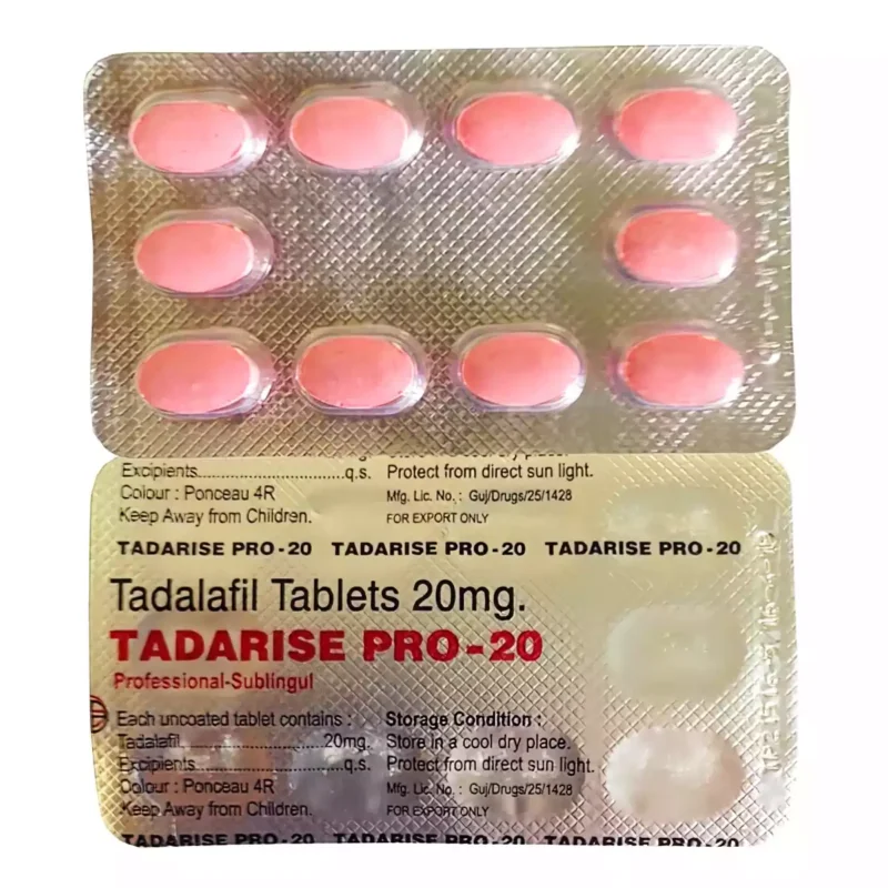 Tadarise Pro 20MG Sublingual Tablet (10's) - Image 2