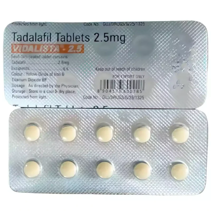 Vidalista 2.5MG Tablet (10's) - Image 2