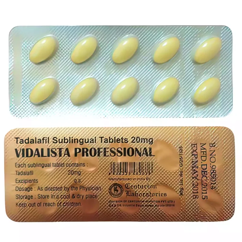 Vidalista Professional 20MG Sublingual Tablet (10's) - Image 2