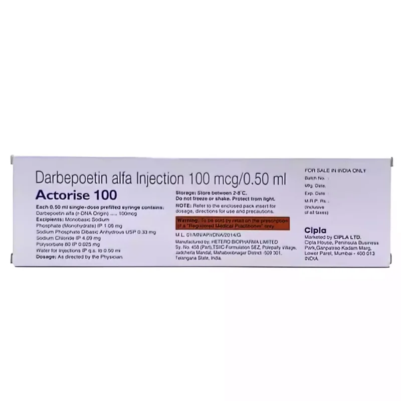 Actorise 100MCG Injection (0.5ml) - Image 2