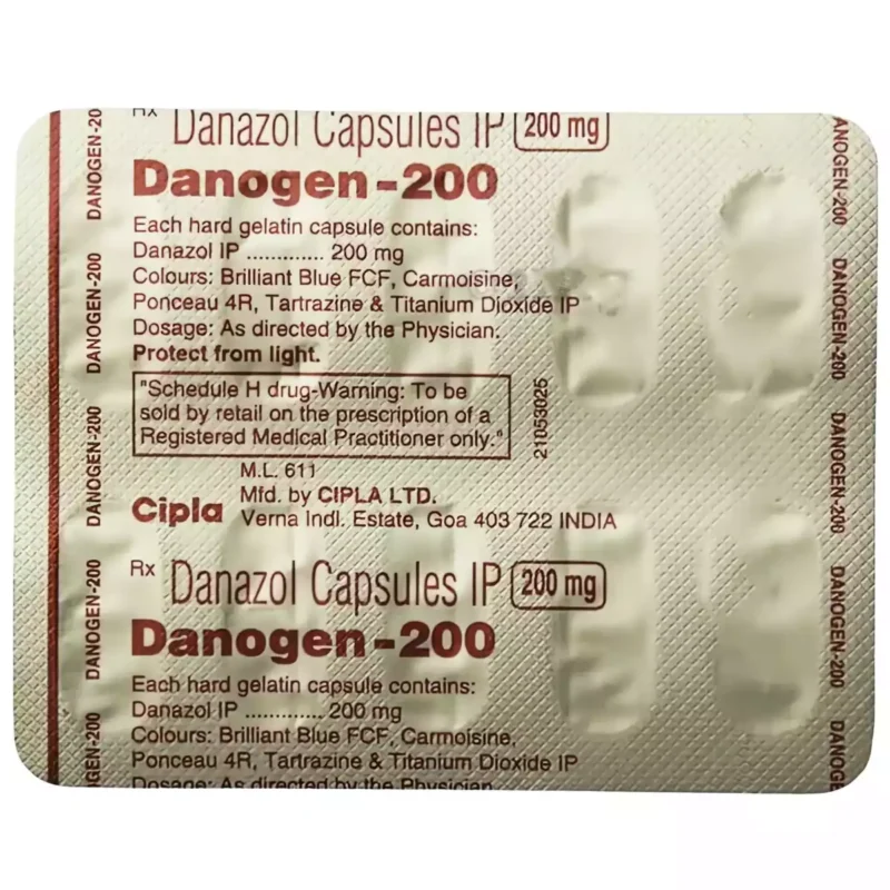 Danogen 200MG Capsule (10's) - Image 4