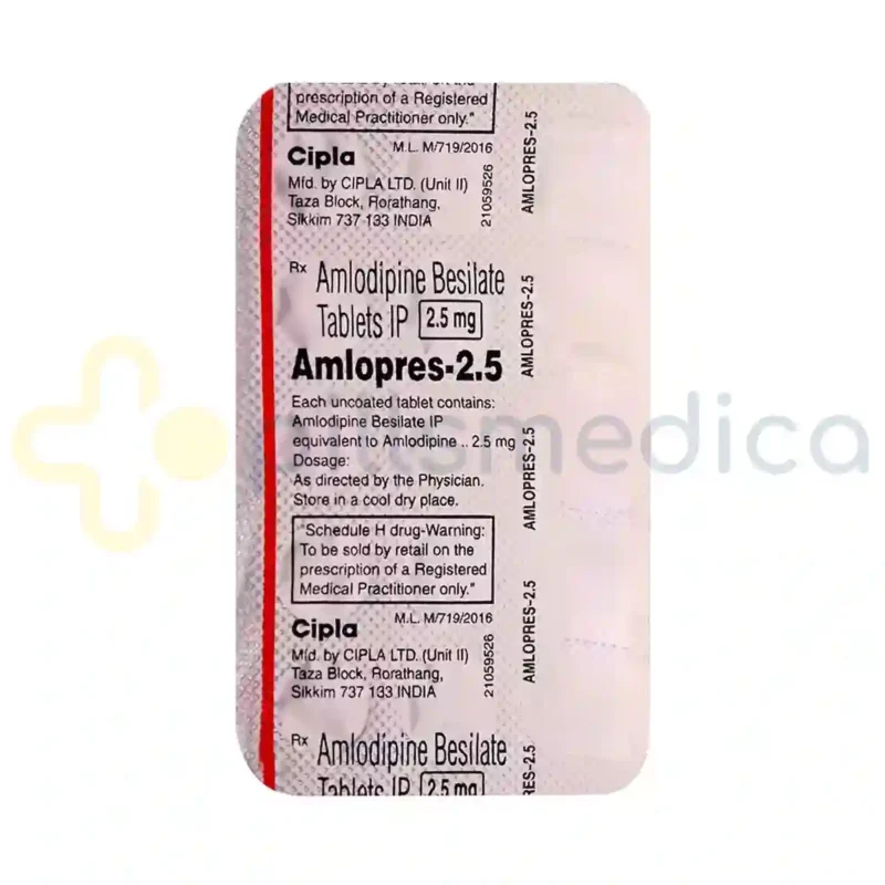 Amplores 2.5MG Tablet (10's) - Image 2