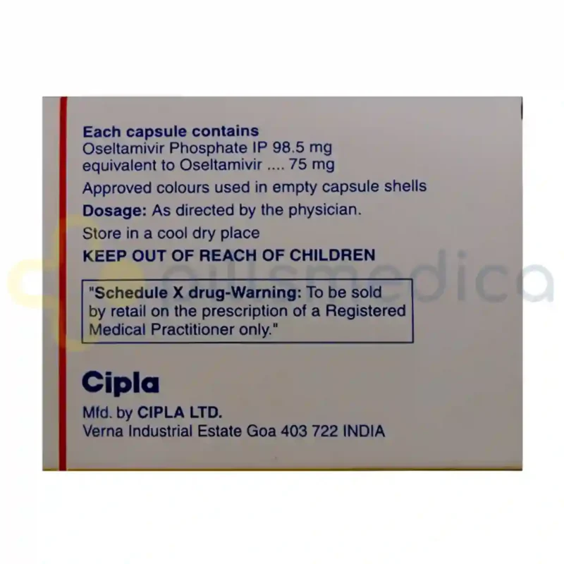 Antiflu 75MG Capsule (10's) - Image 2