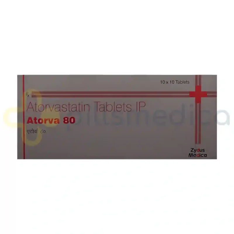 Atorva 80MG Tablet (10's) - Image 2