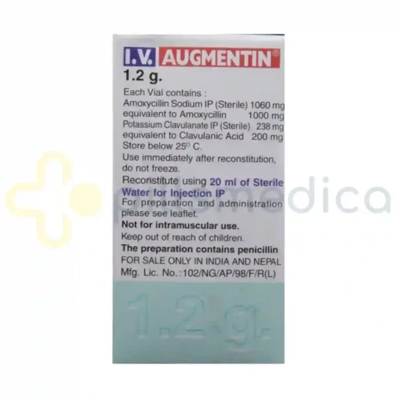 Augmentin 1.2GM Injection (1.2gm) - Image 3