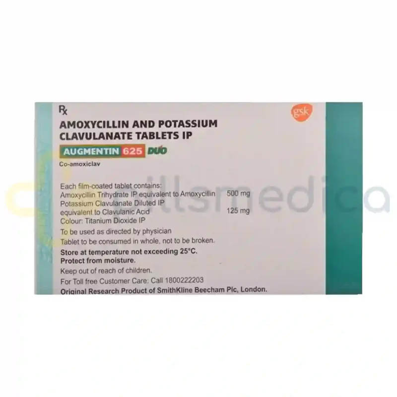 Augmentin Duo 625MG Tablet (10's) - Image 2