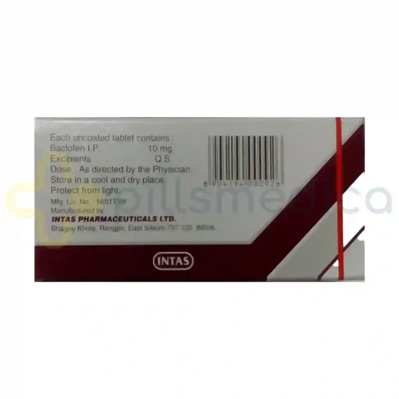 Baclof 10MG Tablet (10's) - Image 3