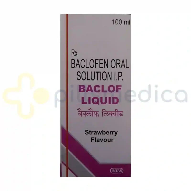 Baclof Liquid Strawberry 5mg Syrup (100ml) - Image 2