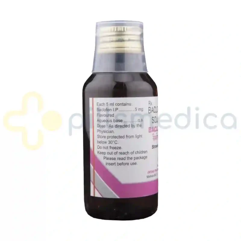 Baclof Liquid Strawberry 5mg Syrup (100ml) - Image 5