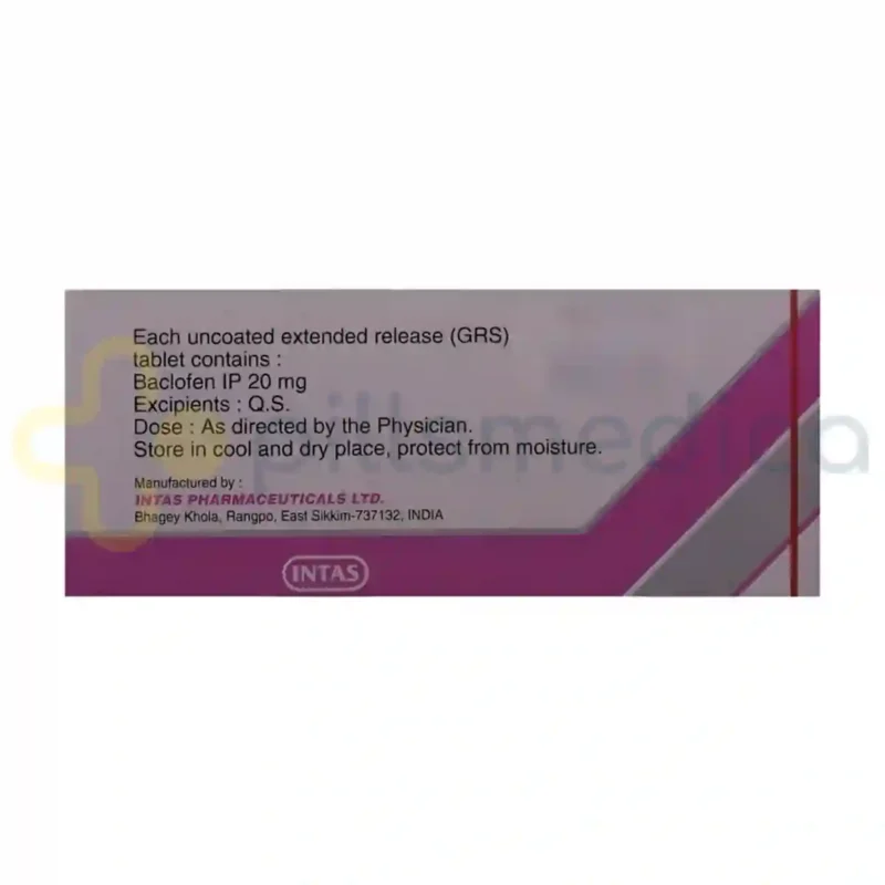 Baclof OD ER 20MG Tablet (15's) - Image 3