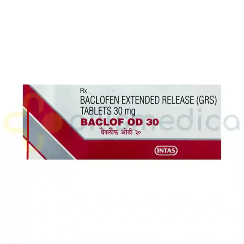 Baclof OD ER 30MG Tablet (10's)