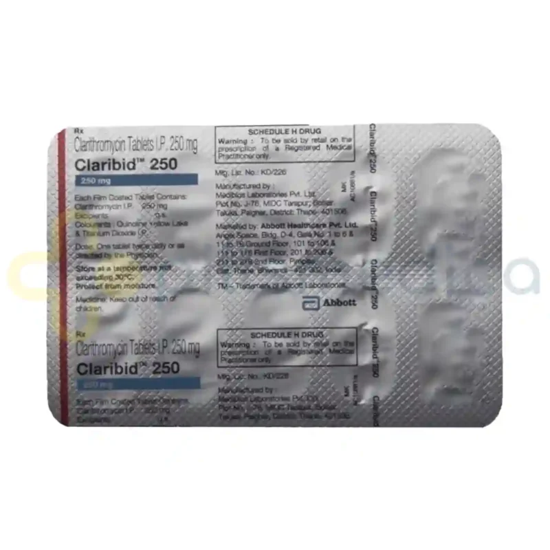 Claribid 250MG Tablet (10's) - Image 5