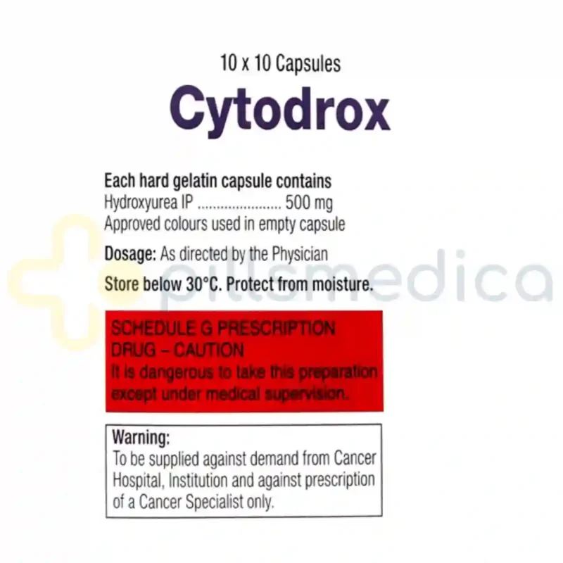 Cytodrox 500MG Capsule (10's) - Image 2