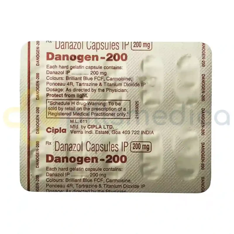 Danogen 200MG Capsule (10's) - Image 4