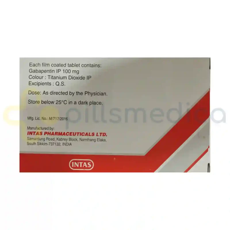 Gabapin 100MG Tablet (15's) - Image 2