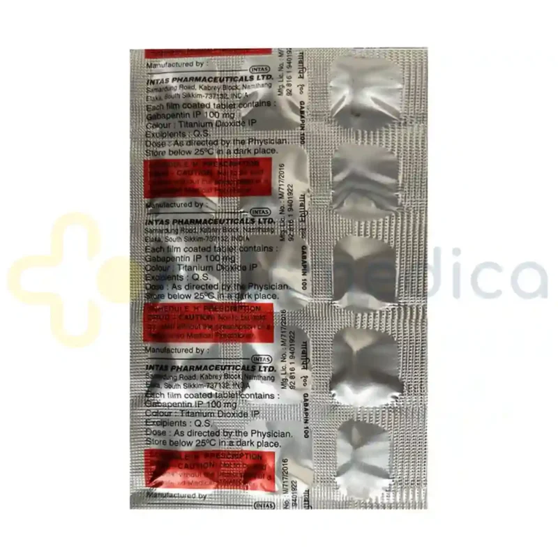 Gabapin 100MG Tablet (15's) - Image 4