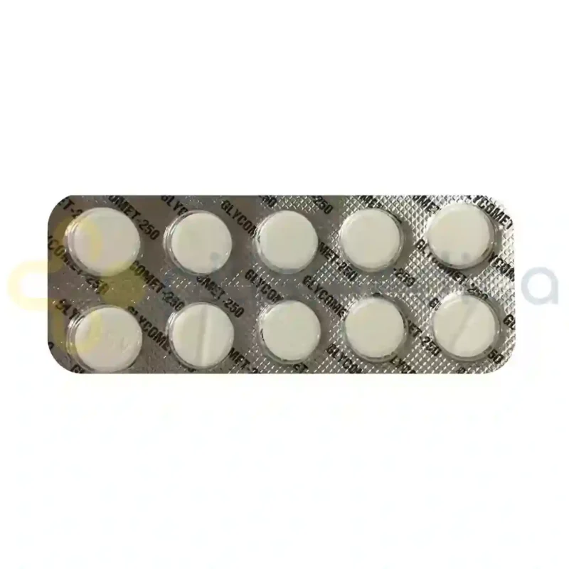 Glycomet 250MG Tablet (10's) - Image 2