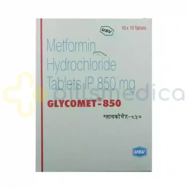 Glycomet 850MG Tablet (10's) - Image 2