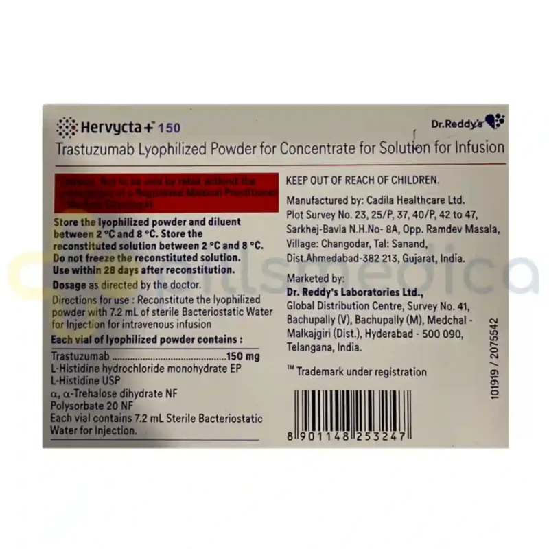 Hervycta Injection (150mg) - Image 3