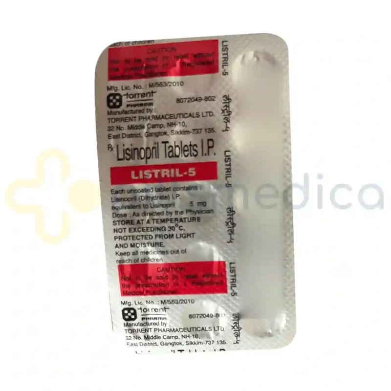 Listril 5MG Tablet (15's)