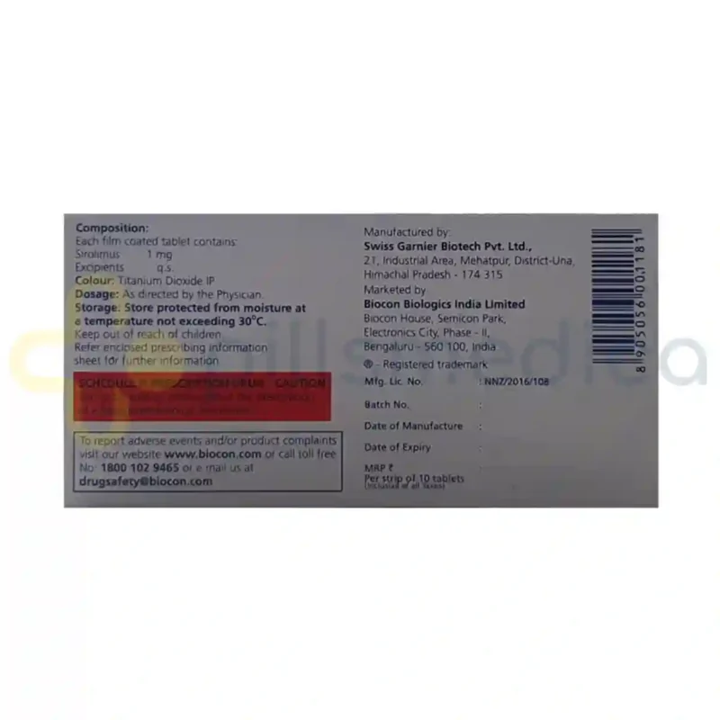 Rapacan 1MG Tablet (10's) - Image 2