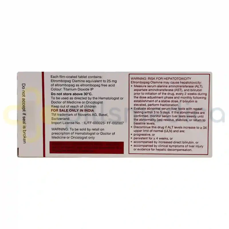 Revolade 25MG Tablet (7's) - Image 2