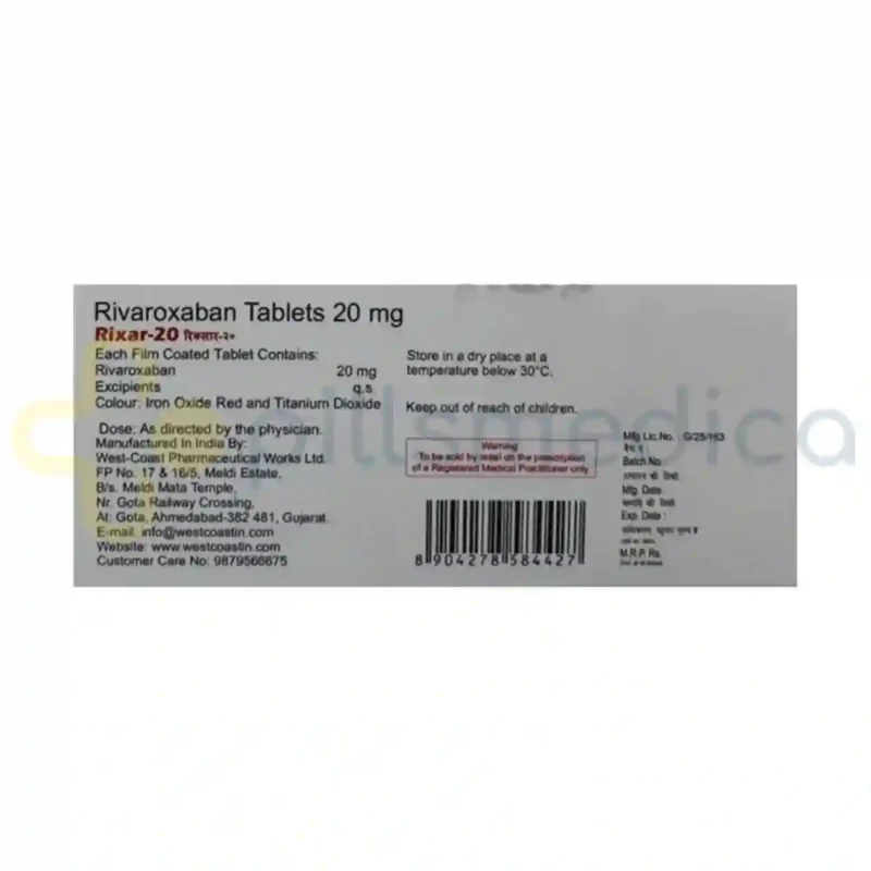 Rixar 20MG Tablet (10's) - Image 2