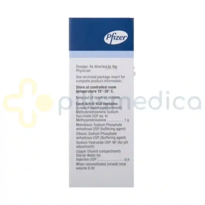 Solu-Medrol 1000MG Injection (8ml) - Image 2