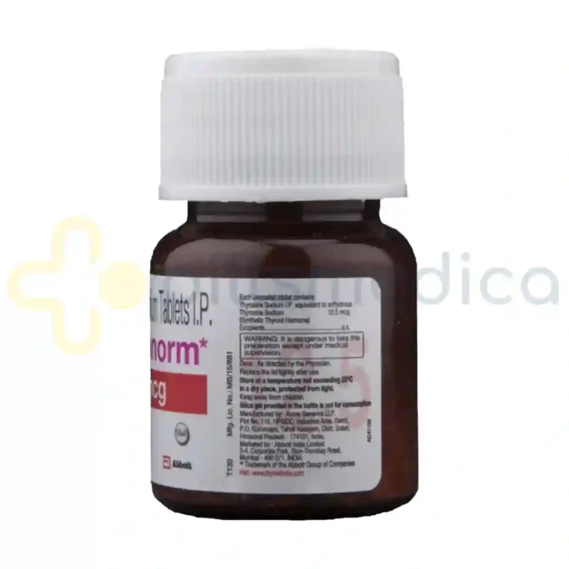 Thyronorm 12.5MCG Tablet (200's) - Image 2