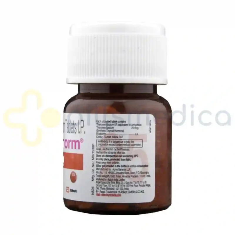 Thyronorm 25MCG Tablet (200's) - Image 2