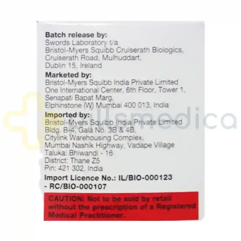 Yervoi Injection (50mg) - Image 2