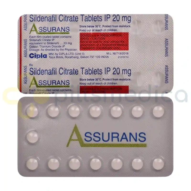 Assurans 20MG Tablet (15's) - Image 3