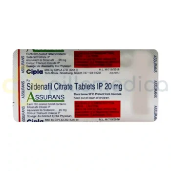 Assurans 20MG Tablet (15's) - Image 4