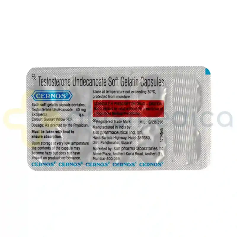 Cernos 40MG Soft Gelatin Capsule (10's) - Image 3