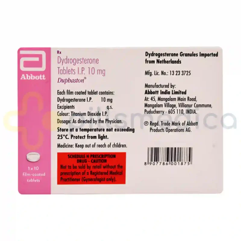 Duphaston 10MG Tablet (10's) - Image 2