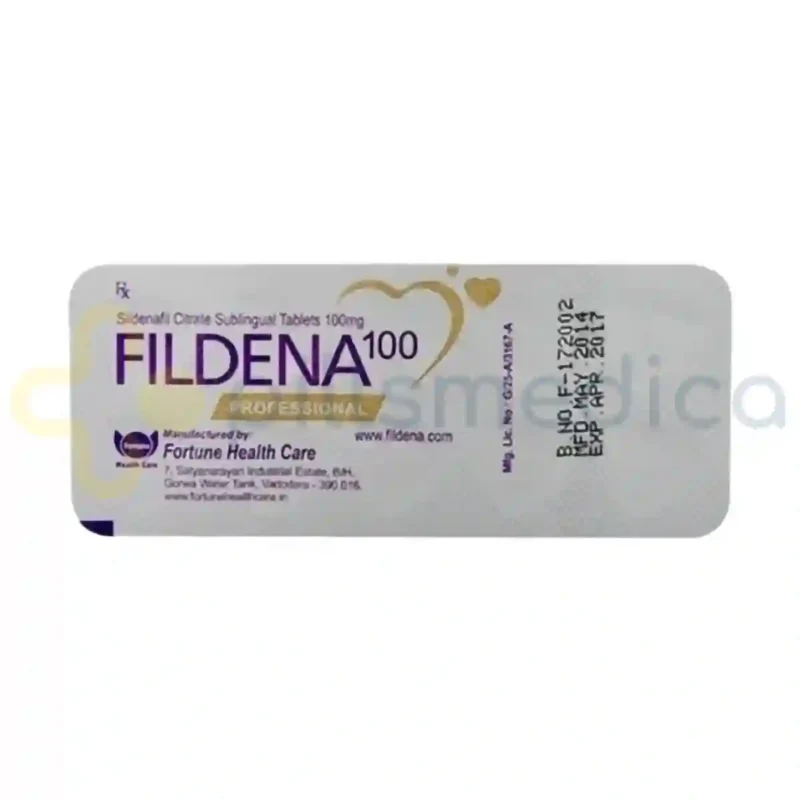 Fildena Professional 100MG Sublingual Tablet (10's) - Image 2