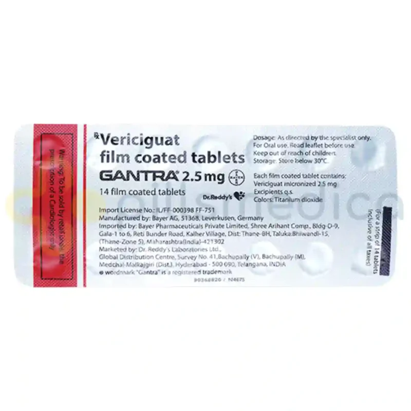 Gantra 2.5MG Tablet (14's) - Image 2