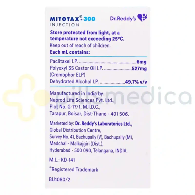 Mitotax 300MG Injection (50ml) - Image 5