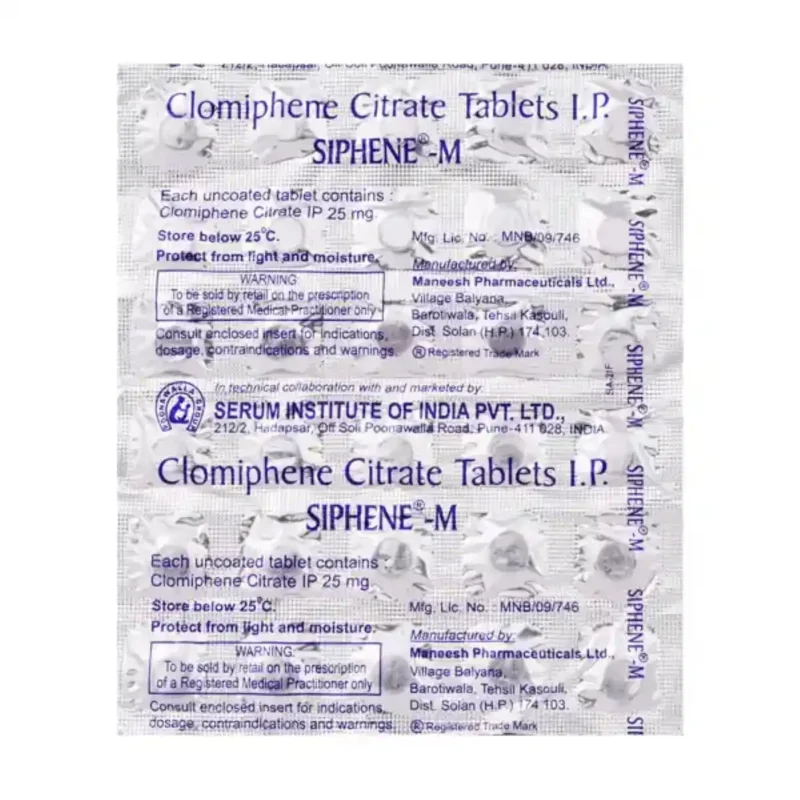 Siphene M 25MG Tablet (30's)