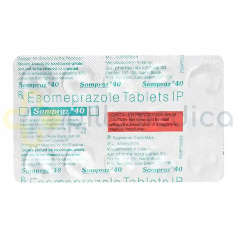 Sompraz 40MG Tablet (15's) - Image 2