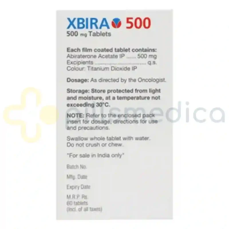 Xbira 500MG Tablet (60's) - Image 3